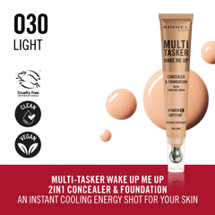 Rimmel Multi-Tasker Wake Me Up Foundation & Concealer