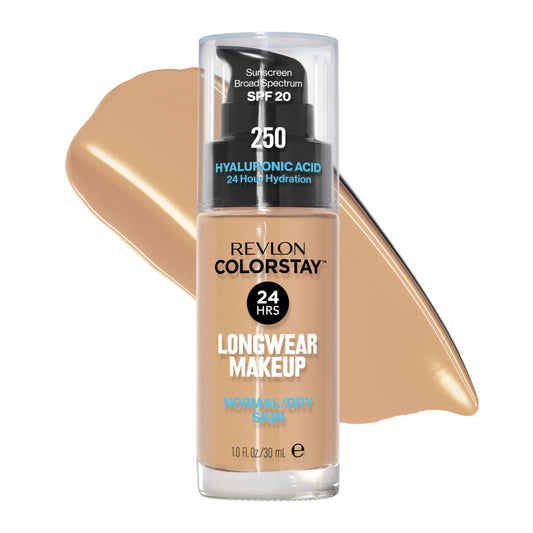 Revlon ColorStay Foundation for Normal/Dry Skin SPF 20, Longwear Liquid Foundation