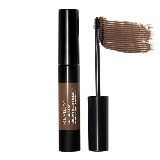 Revlon ColorStay Brow Fiber Filler, Longwearing & Volumising Waterproof Eyebrow Gel, 306 Clear
