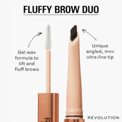 Makeup Revolution, Fluffy Brow Filter Duo
