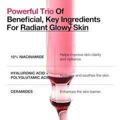 ANUA 10% Niacinamide+ 4% TXA Serum, Ceramide, Hyaluronic Acid, Tranexamic Acid, Vitamin B12 Natural color, Korean Glass Skin, Fragrance-Free, Dark Spot Serum, Korean Skincare, 30ml /1.01 fl.oz.