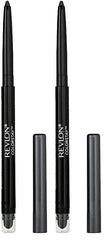 Revlon ColorStay Pencil Eyeliner with Built-in Sharpener, Waterproof, Smudgeproof, Longwearing Eye Makeup with Ultra-Fine Tip, Charcoal (204)