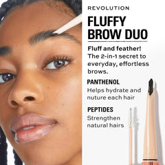 Makeup Revolution, Fluffy Brow Filter Duo