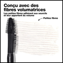 Revlon ColorStay Brow Fiber Filler, Longwearing & Volumising Waterproof Eyebrow Gel, 306 Clear