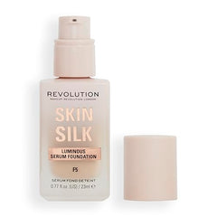 Makeup Revolution, Skin Silk Serum Foundation, Light to Medium Coverage, Contains Hyaluronic Acid