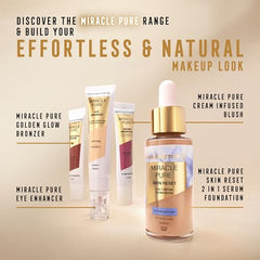 Max Factor Miracle Pure Golden Glow Bronzer Medium To Deep 002 15ml