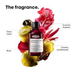 L'Oréal Professionnel Vitamino Color Spectrum Sulphate Free Shampoo, For Coloured Hair, With Ferulic Acid + Citric Acid, Shine, Lock in Day 1 Colour Vibrancy for 100 Days