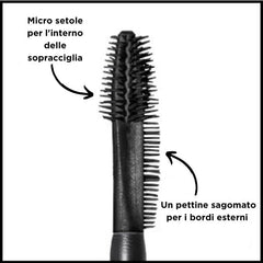 Revlon ColorStay Brow Fiber Filler, Longwearing & Volumising Waterproof Eyebrow Gel, 306 Clear