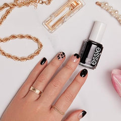 essie Original Nail Polish, 88 licorice, Dark Black Nail Polish, 13.5 ml