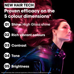 L'Oréal Professionnel Vitamino Color Spectrum Sulphate Free Shampoo, For Coloured Hair, With Ferulic Acid + Citric Acid, Shine, Lock in Day 1 Colour Vibrancy for 100 Days