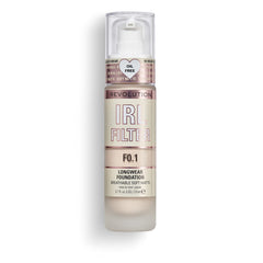 Revolution Beauty London IRL Filter, Longwear Foundation, Medium to Full Coverage, Matte Finish, 16 Hour Wear, F6.5, Light/Medium Skin tones, 23ml