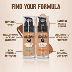 Revlon Revlon Colorstay Liquid Foundation Makeup For Skin Spf Longwear Medium Full Coverage With Finish '