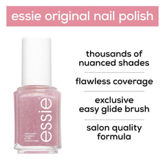 essie Original Nail Polish, 514 birthday girl, Gold Pink Nail Polish, 13.5 ml