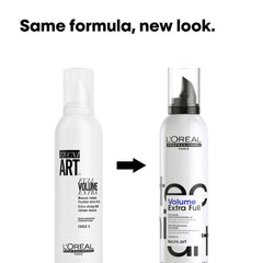 L'Oréal Professionnel Tecni.ART Volumiser Hair Mousse, Volumiser Spray, Adds Volume and Hold To Fine Hair, 250ml