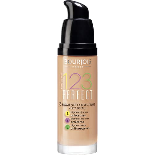 Bourjois 123 Perfect Coverage Liquid Foundation 53 Light Beige 30ml