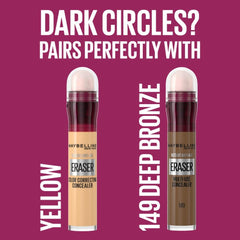 Maybelline Concealer Instant Anti Age Eraser Eye Concealer, Dark Circles and Blemish Concealer, Ultra Blendable Formula
