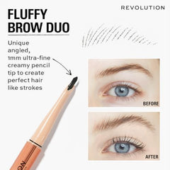 Makeup Revolution, Fluffy Brow Filter Duo