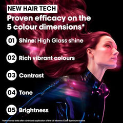 L'Oréal Professionnel Vitamino Color Spectrum Sulphate Free Shampoo, For Coloured Hair, With Ferulic Acid + Citric Acid, Shine, Lock in Day 1 Colour Vibrancy for 100 Days