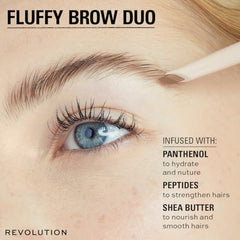 Makeup Revolution, Fluffy Brow Filter Duo