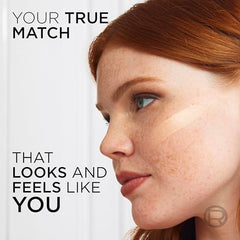 L'Oréal Paris Foundation for Face, Skincare Infused with Hyaluronic Acid, True Match Hydrating Liquid Foundation for All Skin Tones, SPF 16, 0.5C Porcelain Rose, 30 ml