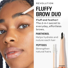 Makeup Revolution, Fluffy Brow Filter Duo