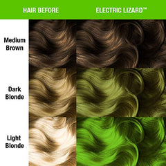 Manic Panic Electric Lizard Classic Creme, Vegan, Cruelty Free, Green Semi Permanent Hair Dye 118ml