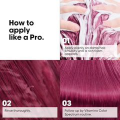 L'Oréal Professionnel Vitamino Color Spectrum Sulphate Free Shampoo, For Coloured Hair, With Ferulic Acid + Citric Acid, Shine, Lock in Day 1 Colour Vibrancy for 100 Days
