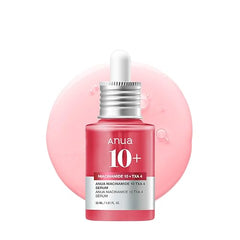 ANUA 10% Niacinamide+ 4% TXA Serum, Ceramide, Hyaluronic Acid, Tranexamic Acid, Vitamin B12 Natural color, Korean Glass Skin, Fragrance-Free, Dark Spot Serum, Korean Skincare, 30ml /1.01 fl.oz.