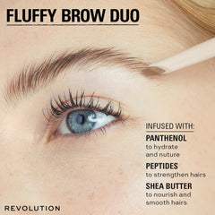 Makeup Revolution, Fluffy Brow Filter Duo