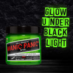 Manic Panic Electric Lizard Classic Creme, Vegan, Cruelty Free, Green Semi Permanent Hair Dye 118ml